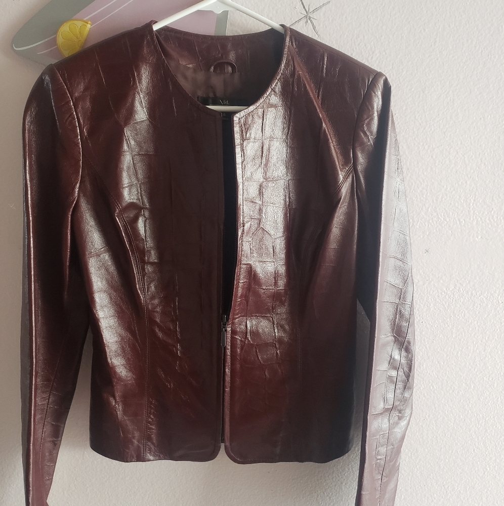 Woman's leather jacket